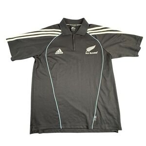 Adidas Climacool  New Zealand All Blacks Rugby Union Jersey Shirt 1/4 zip L